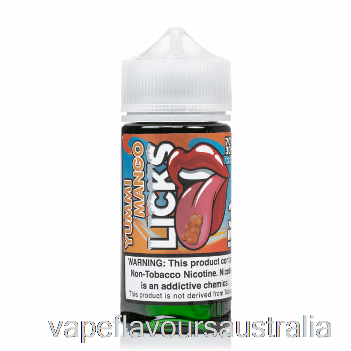 Vape Australia Frozty Yummi Mango - LICKS Roll Upz - 100mL 3mg